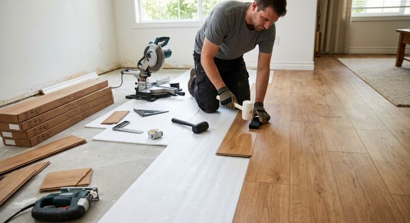 Laminate Floor Replacement in Odessa, DE