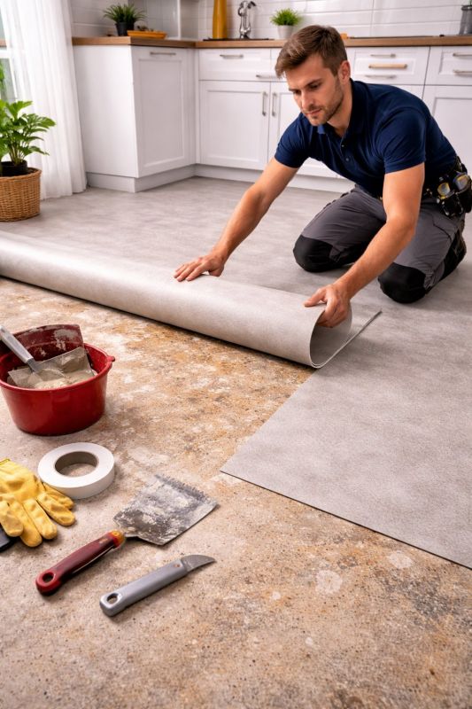 Linoleum Floor Installation in Clayton, DE