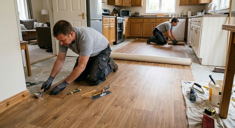 Linoleum Floor Installation in Dover, DE