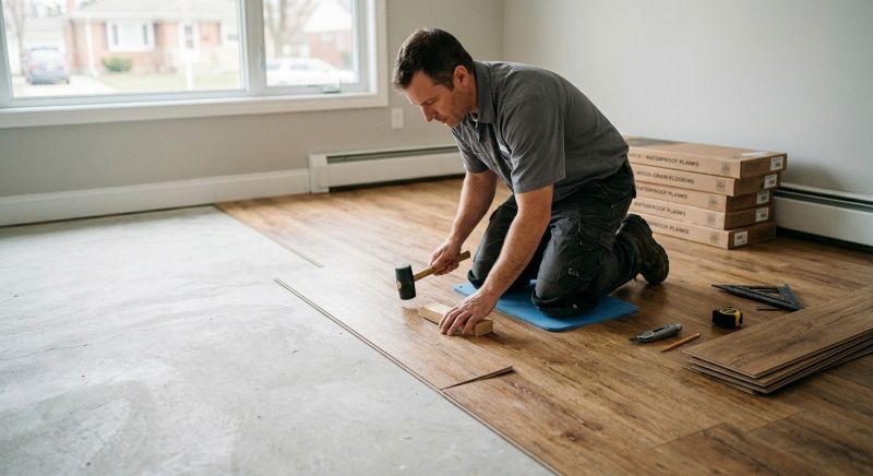 Linoleum Floor Installation in Ridgely, MD