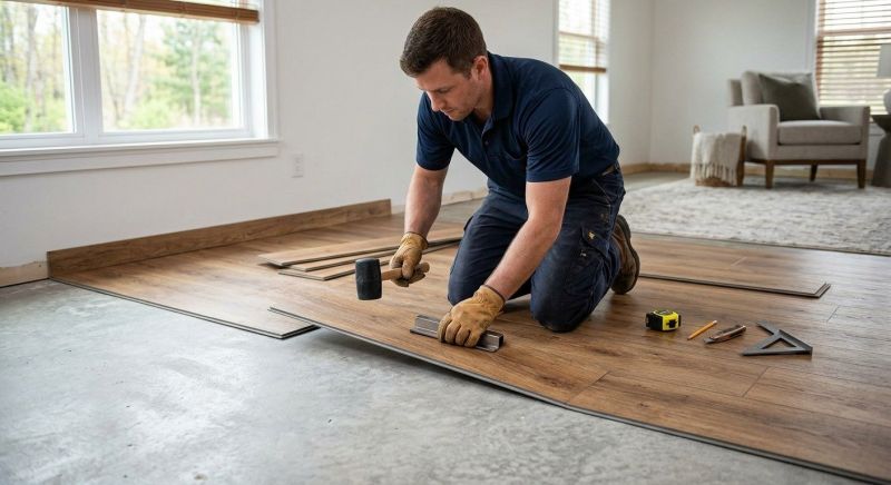 Luxury Vinyl Tile Installation in Houston, DE