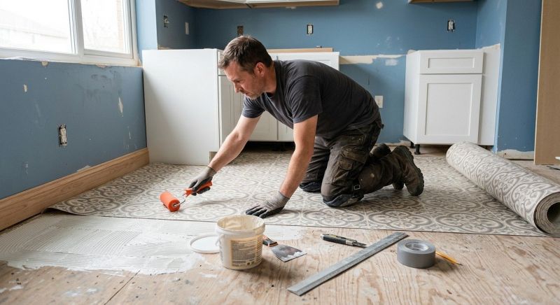 Sheet Linoleum Installation in Dover, DE