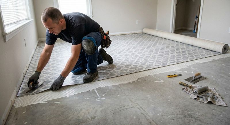 Sheet Vinyl Installation in Middletown, DE