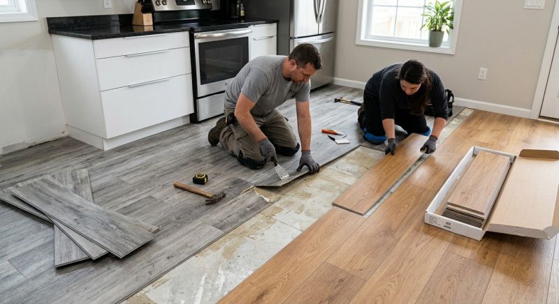 Vinyl Floor Replacement in Dover, DE