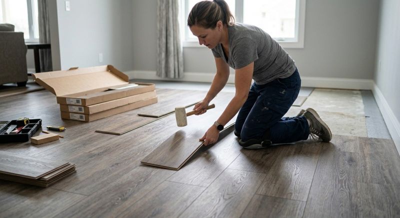 Vinyl Plank Floor Installation in Dover, DE